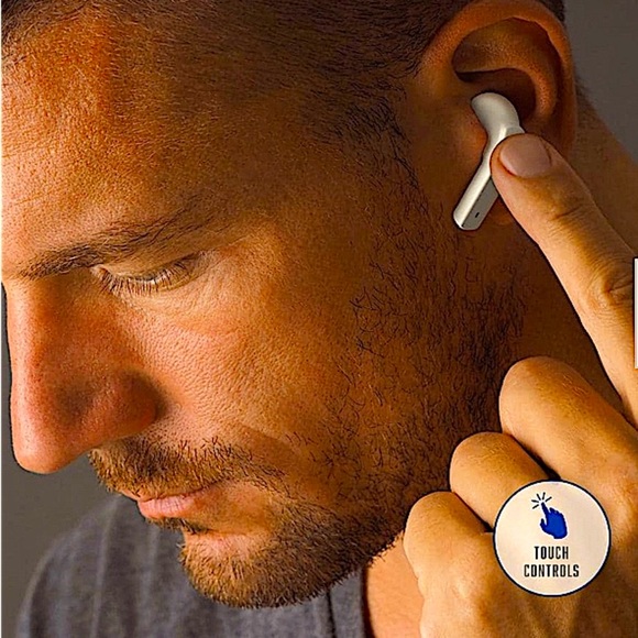HP🎉🆕 Bluetooth 5.0 Hi-Def Stereo Sound & Noise Cancelling Wireless Earbuds - Picture 8 of 16